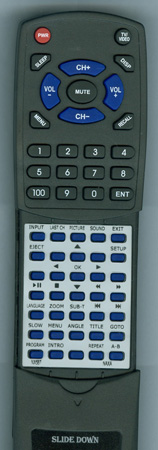 NAXA NTD-19-556 NTD19556 replacement Redi Remote