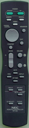 NEC 3S120163 RP109 Genuine  OEM original Remote