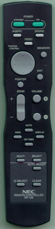 NEC 3S120164 RP109 Genuine  OEM original Remote