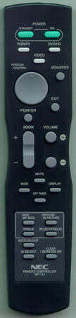 NEC 3S120223 RP114 Genuine  OEM original Remote