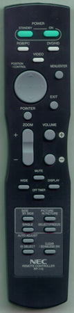 NEC 3S120291 RP115 Genuine  OEM original Remote
