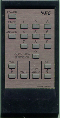 NEC 79604731 RC1031E Genuine  OEM original Remote