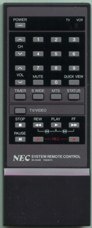NEC 79608711 RC1040E Genuine  OEM original Remote