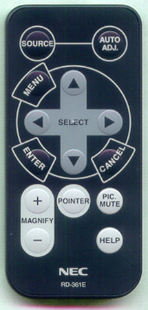 NEC 79646502 RD-361E Genuine  OEM original Remote