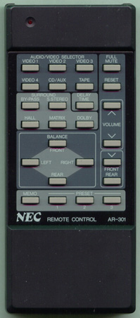 NEC 79799370 AR301 Genuine OEM original Remote