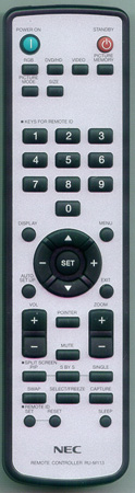 NEC 79FC0119 RUM113 Genuine  OEM original Remote