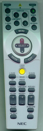 NEC 7N900801 Genuine OEM original Remote