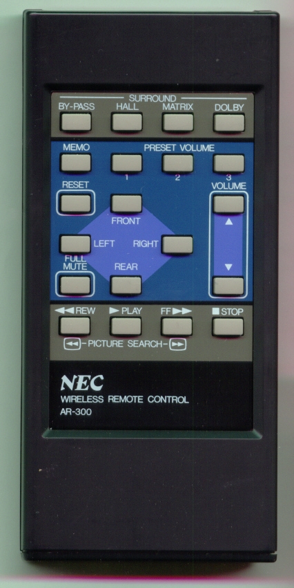 NEC AR300 AR300 Refurbished Genuine OEM Original Remote