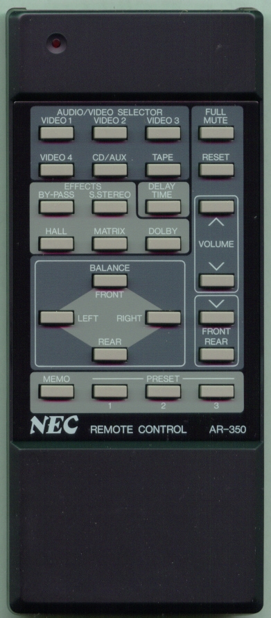 NEC AR350 AR350 Refurbished Genuine OEM Original Remote