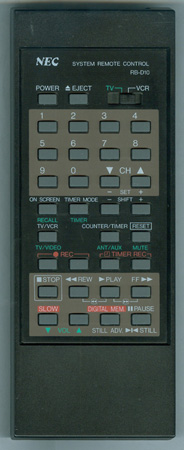 NEC RB-D10 RBD10 Genuine  OEM original Remote