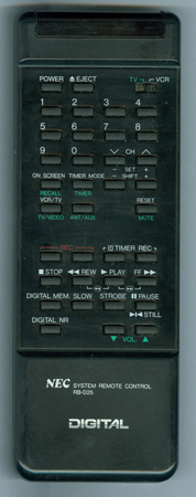 NEC RB-D25 RBD25 Genuine  OEM original Remote