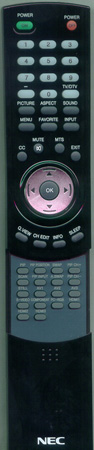 NEC REM07KBUS07 Genuine  OEM original Remote