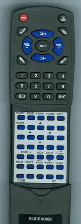 NEC 3S120163 RP109 replacement Redi Remote