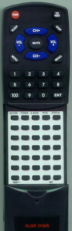 NEC 79608711 RC1040E replacement Redi Remote