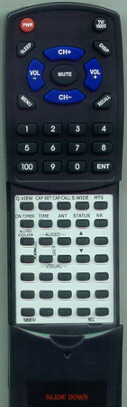 NEC 79608741 RC1041E replacement Redi Remote