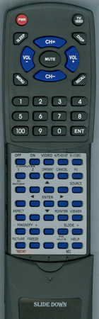 NEC 7N900451 RMTPJ03 replacement Redi Remote