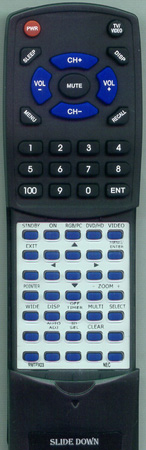 NEC RMT-PX03 RP109 replacement Redi Remote