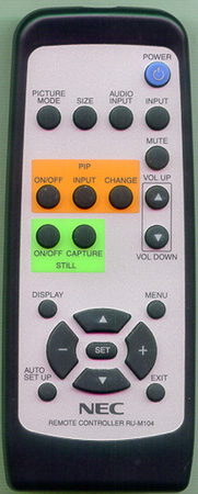 NEC 7A930027 RU-M104 Genuine  OEM original Remote