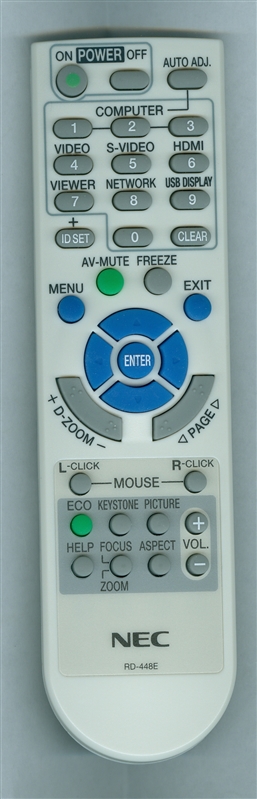NEC 7N900921 RD-448E Genuine OEM original Remote