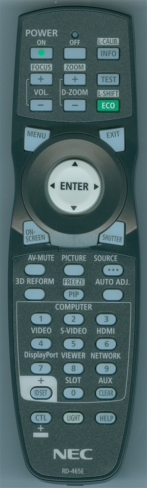 NEC 7N901041 RD-465E Genuine OEM Original Remote