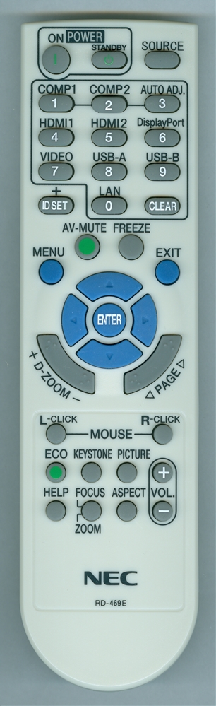 NEC 7N901053 RD-469E Genuine OEM original Remote