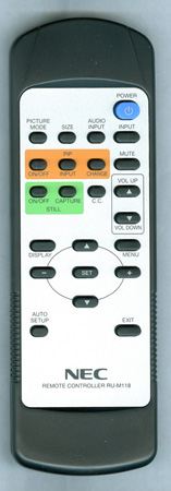 NEC 98GR8BD8NENEF RU-M118 Genuine  OEM original Remote