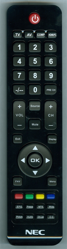 NEC 98GRABD1NENED Refurbished Genuine OEM Original Remote