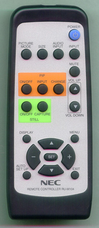 NEC JM200011 RU-M104 Genuine  OEM original Remote
