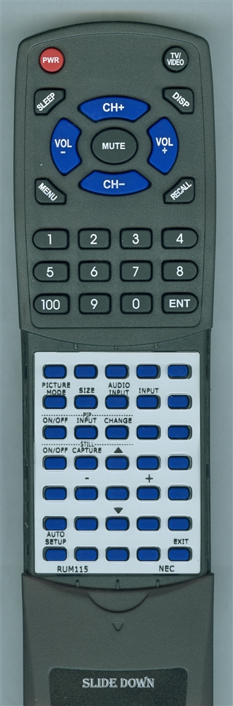 NEC RU-M115 replacement Redi Remote