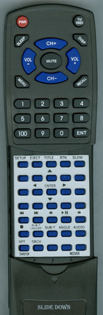 NECVOX DVA310X RC1001 replacement Redi Remote