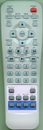 NESA VISION DVD7000 Genuine OEM original Remote