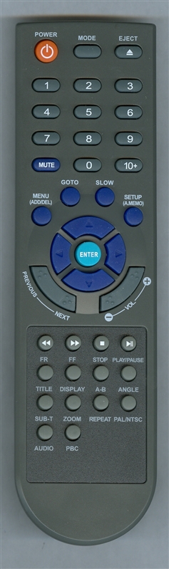 NESA VISION DVD8000 NESAB Genuine  OEM original Remote