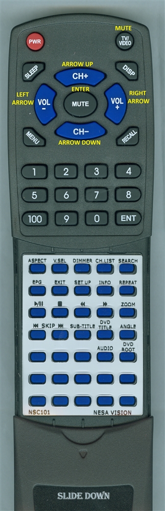 NESA VISION NSC101 replacement Redi Remote