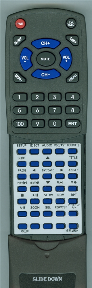 NESA VISION NSD360 replacement Redi Remote