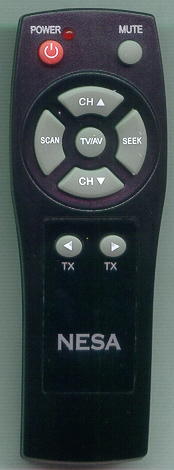 NESA VISION TT3000 BLACK Genuine  OEM original Remote