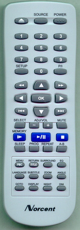 NORCENT DP2700 Genuine  OEM original Remote