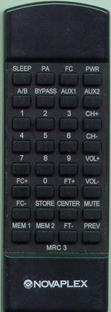 NOVAPLEX MRC3 Genuine OEM original Remote