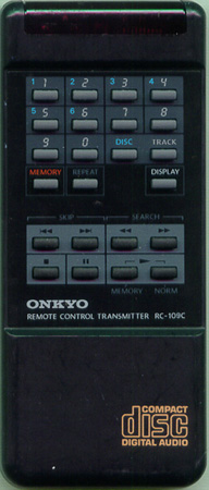 ONKYO 24140012 RC109C Genuine  OEM original Remote