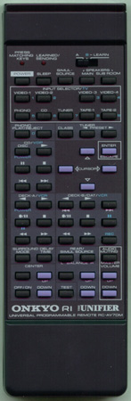 ONKYO 24140185 RC-AV70M Genuine OEM original Remote