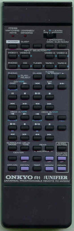 ONKYO 24140186 RC-AV50M Genuine OEM original Remote
