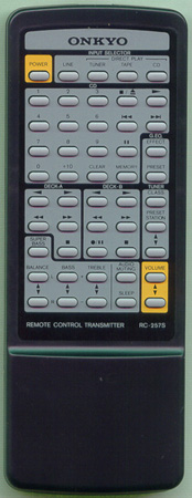 ONKYO 24140257Y RC257S Genuine  OEM original Remote
