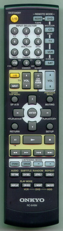 ONKYO 24140649 RC649M Genuine  OEM original Remote