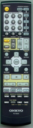 ONKYO 24140650A RC650M Genuine  OEM original Remote