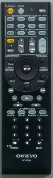 ONKYO 24140709 RC-709M Genuine OEM original Remote