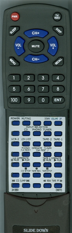 ONKYO 241066A RC108X replacement Redi Remote