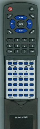 ONKYO 24140128 RC128C replacement Redi Remote