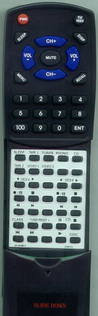 ONKYO 24140261Y RC261S replacement Redi Remote