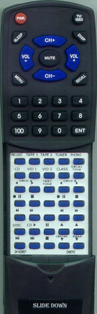 ONKYO 24140251Y RC251S replacement Redi Remote