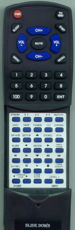 ONKYO 24140605 RC605S replacement Redi Remote