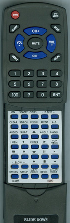 ONKYO 24140655 RC655DV replacement Redi Remote